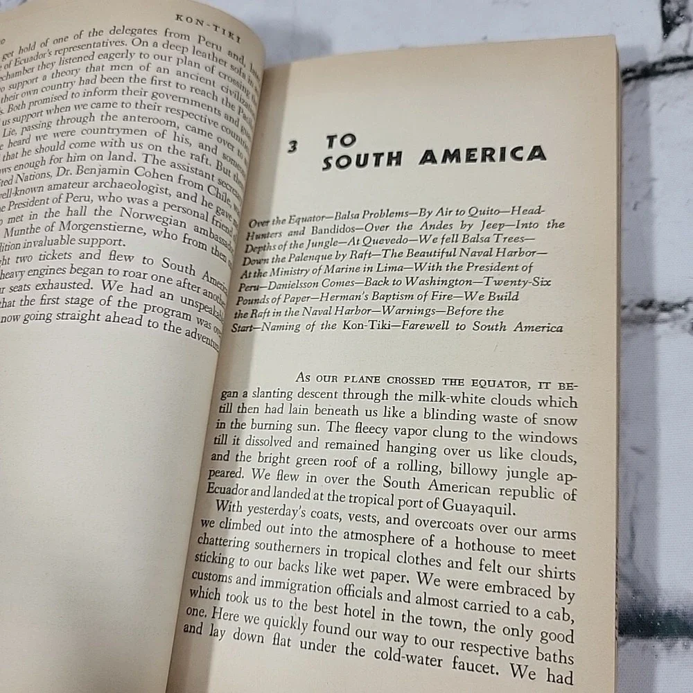 Thor Heyerdahl Kon Tiki 1963 Washington Square Press Paperback